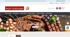Desktop Screenshot of feine-schokolade.com