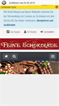 Mobile Screenshot of feine-schokolade.com